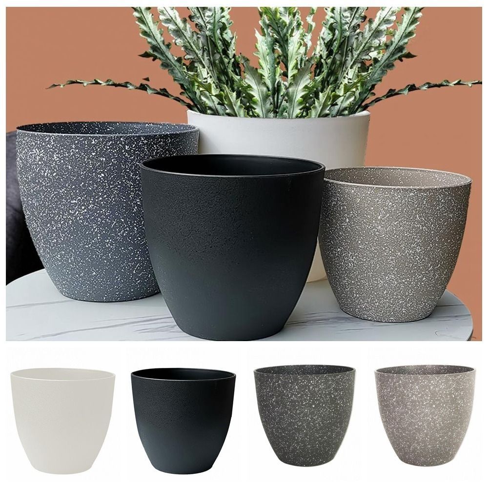 つや消し模造石フラワーポットガーデニング花緑植木鉢ヨーロッパ - Aloe Vera Pot のレビューと価格