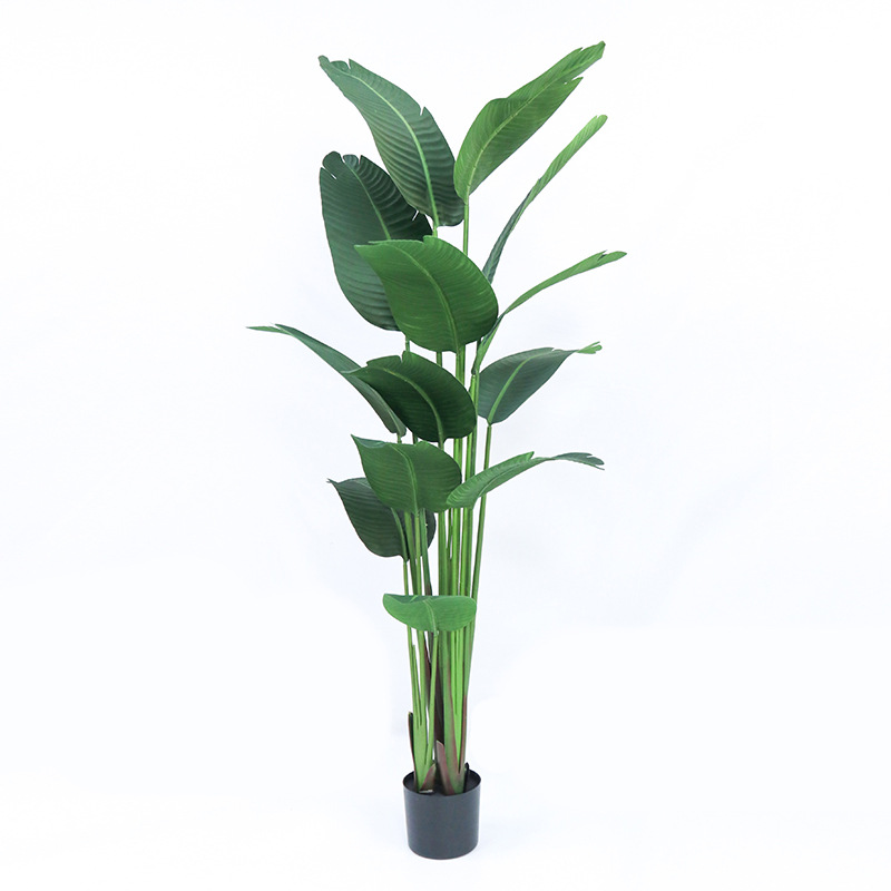 人工プラスチック製の鉢植え ​ 極楽鳥花を植える ​   ス - Bird Paradise Strelitzia のレビューと価格
