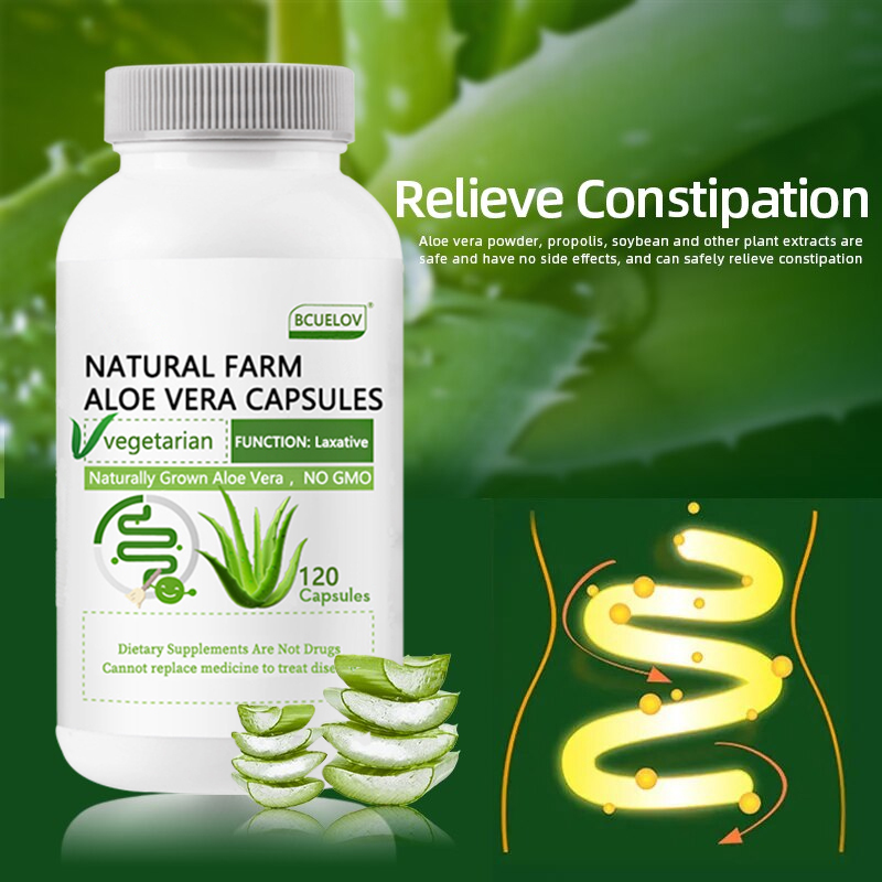 ナチュラルファームアロエベラカプセル - 便秘を和らげ、胃酸 - Aloe Vera Pot のレビューと価格