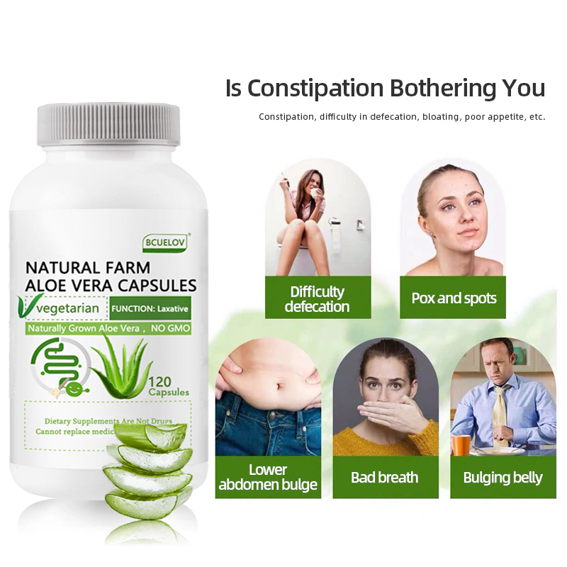 ナチュラルファームアロエベラカプセル - 便秘を和らげ、胃酸 - Aloe Vera Pot のレビューと価格